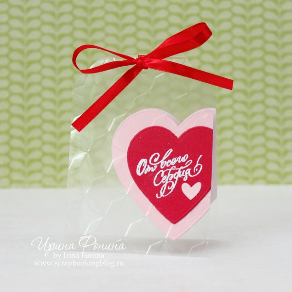Clear acetate tag card Clear acetate tag card