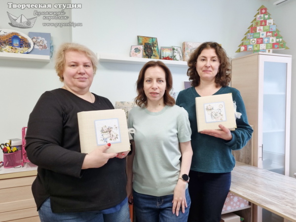 Работы учениц курса Скрапбукинг 100% - 08